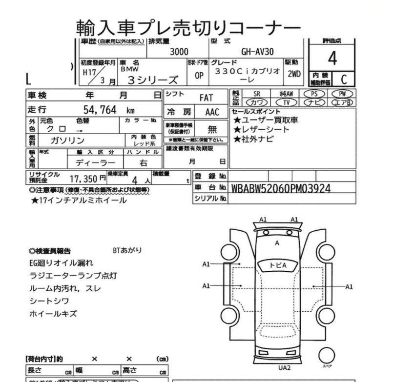 How to Read Japanese Auction Sheets When Importing JDM Cars